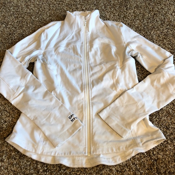 lululemon athletica Tops - Lululemon White Jacket
